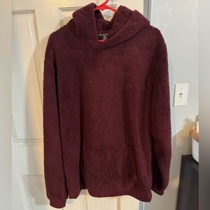 Maroon cozy hoodie